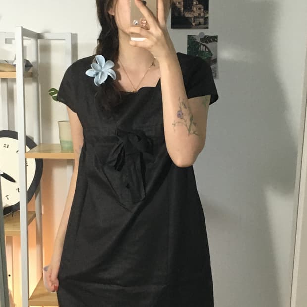 다크브라운 포멀 원피스