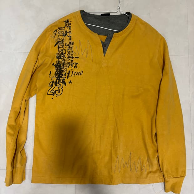 y2k 빈티지 레이어드 롱슬리브