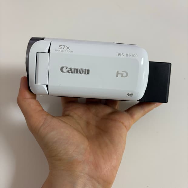 [새상품] canon ivis hf r700 (vixia 700) 화이트