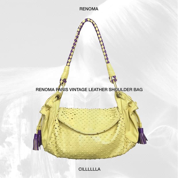 RENOMA PARIS 레노마 파리스 빈티지 레더 숄더백