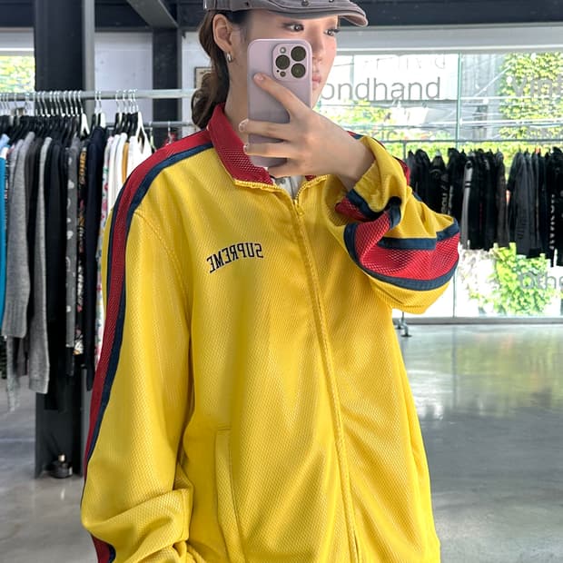 슈프림 본디드 매쉬 트랙자켓 18SS