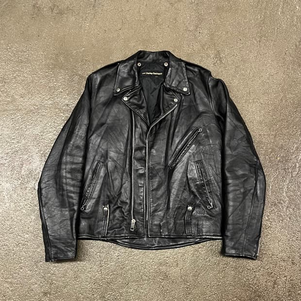 70s 할리데이비슨 더블 라이더 자켓 (105)