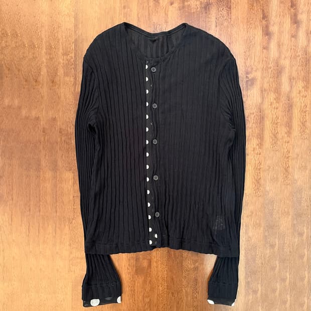 요지야마모토 타이다운 버튼 가디건