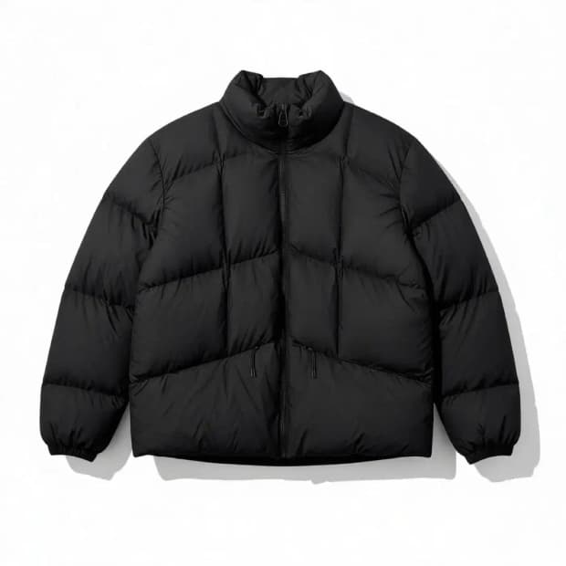 ZARA ORIGINS 블랙 패딩 L-XL