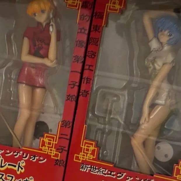 미개봉 에반게리온 치파오 레이 아스카 일괄