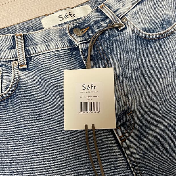 세퍼 와이드컷 진 size 31