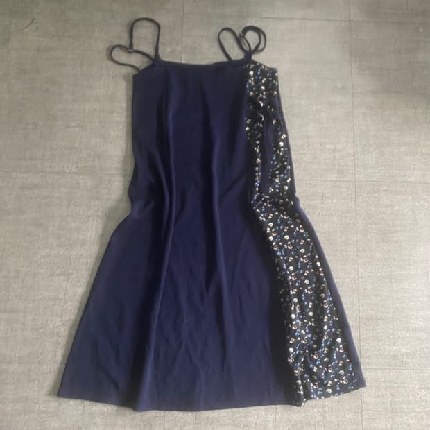 일본빈티지 luvgirl 달천깔페어리 보헤미안 플라워 슬립원피스