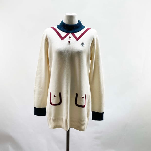 까스텔바작 여성반폴라 롱니트티셔츠 95 진스센스