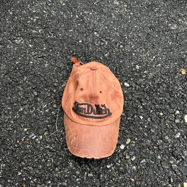 vintage von dutch suede cap