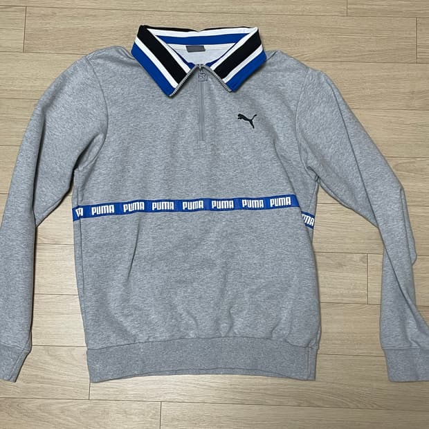 퓨마 하프집업 맨투맨