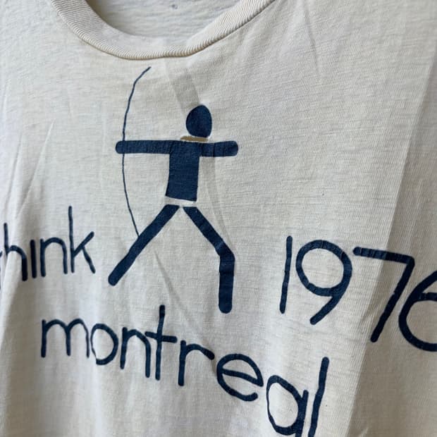 1976 montreal olympic vintage tee shirts