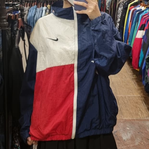 [Hi] 나이키 바람막이 네이비