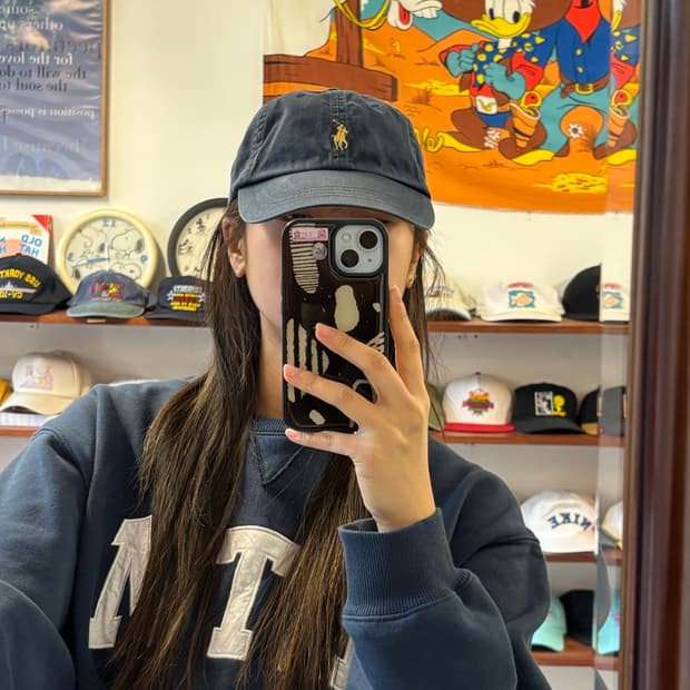 폴로 빈티지 볼캡