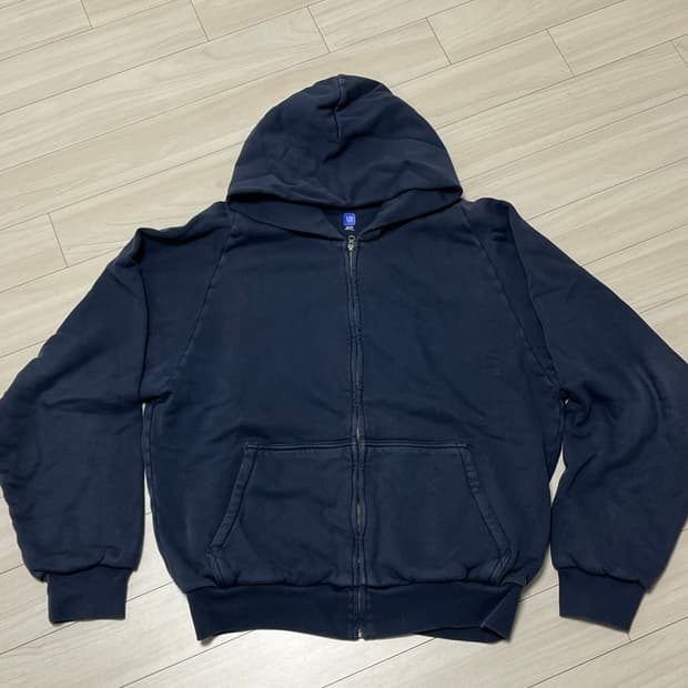 (M) 이지갭 더블레이어 후드집업 네이비