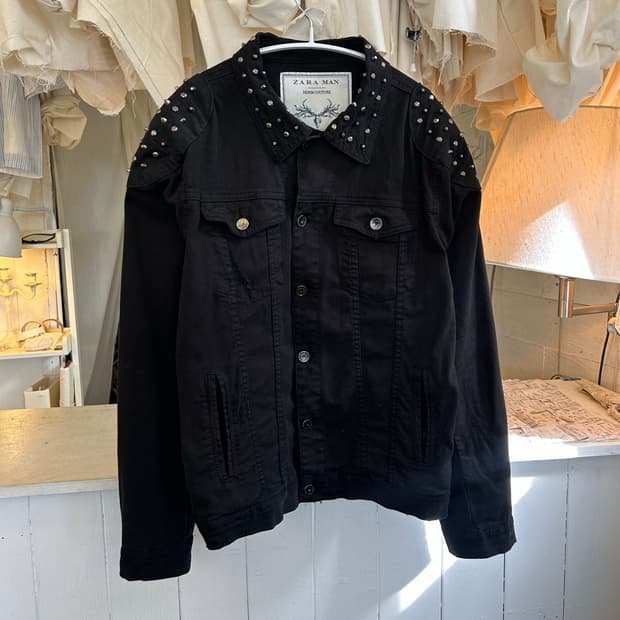 ZARA MAN DENIM COUTURE COLLECTION 스터드자켓