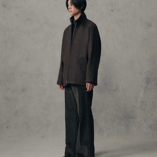 유스 2022 알파카 울 비조 자켓 블랙 (M)