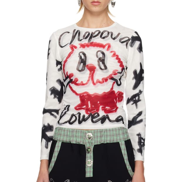 [XS,S]초포바 로위나 25ss 본 매쉬 탑