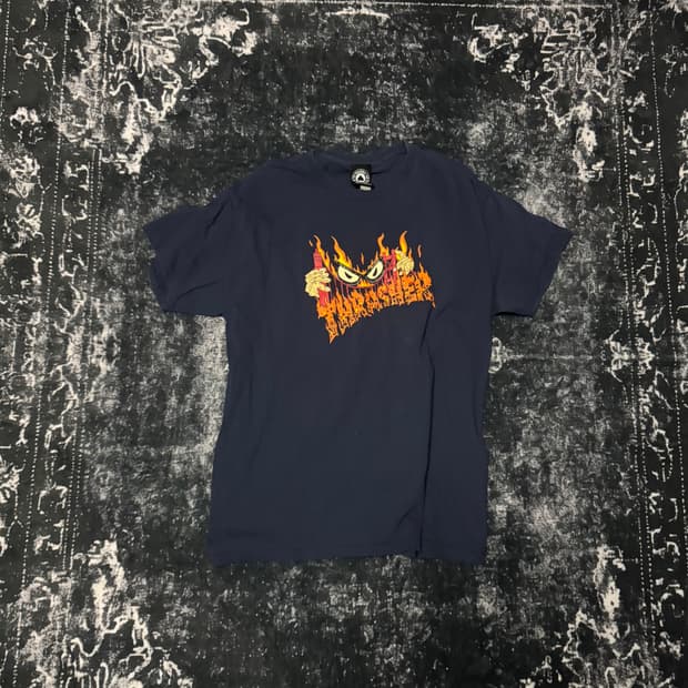 Thrasher Navy T-shirt