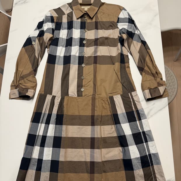 버버리 원피스 uk6 정품