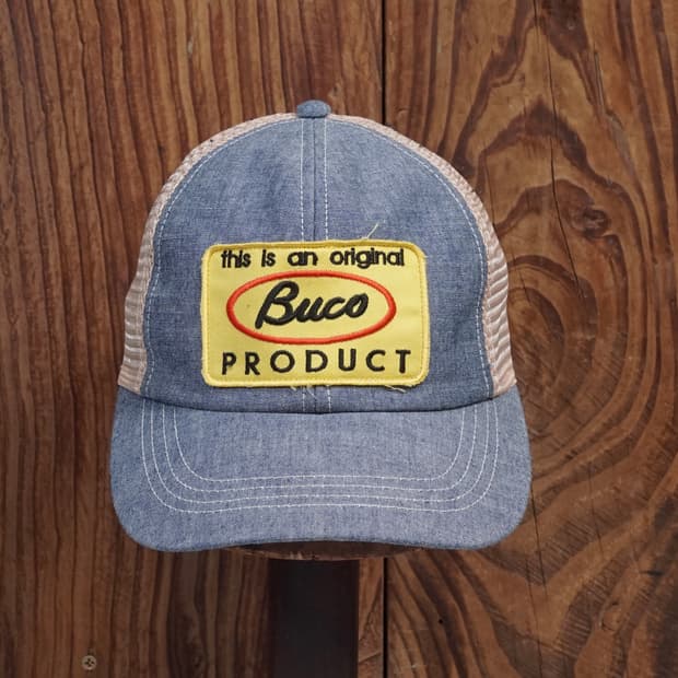 리얼맥코이 BUCO 샴브레이 메쉬 캡 