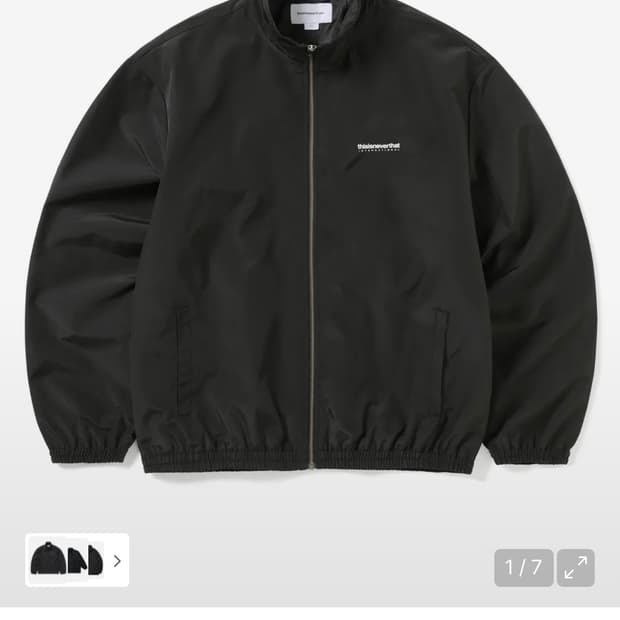 디스이즈네버댓 팀 자켓 블랙 m size