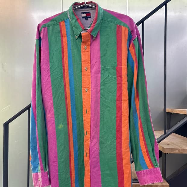 타미힐피거 빈티지 오버사이즈 셔츠