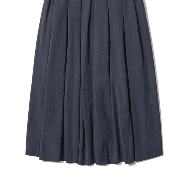 파르티멘토 우먼 플리츠 멕시 스커트