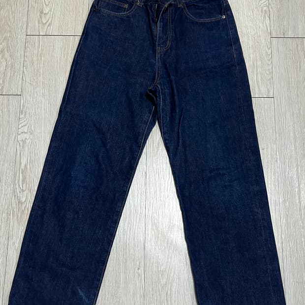 비슬로우 와이드 셀비지 데님 인디고 28