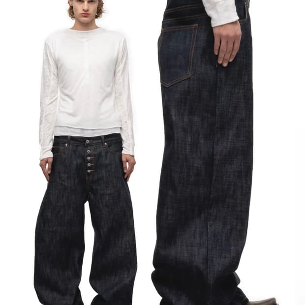 RAW DENIM JAPANESE LOOSE FIT BLUE