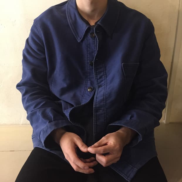 60s adolphe lafont 아돌프 라퐁 몰스킨 프렌치워크 자켓