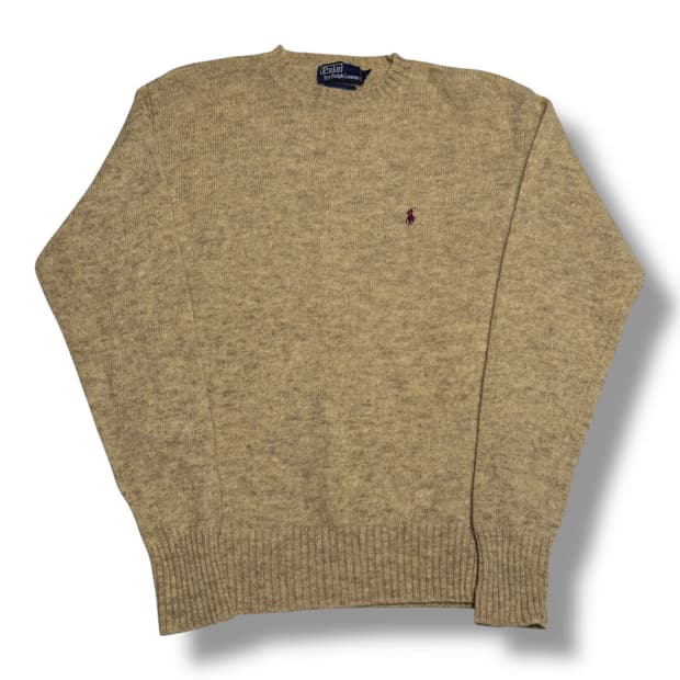 Polo Ralph Lauren 베이지 울 니트