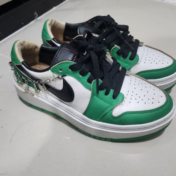 나이키 조던 1 엘리베이트 로우 럭키그린 245