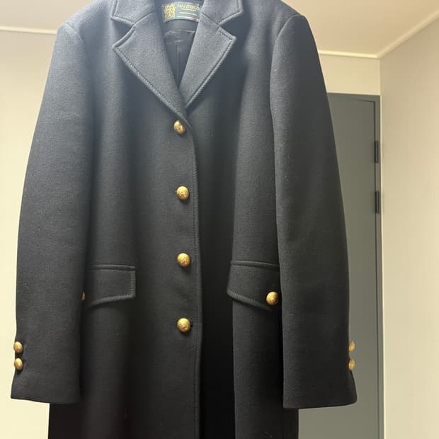 ZARA 우먼 프리미엄 블랙 금장 코트