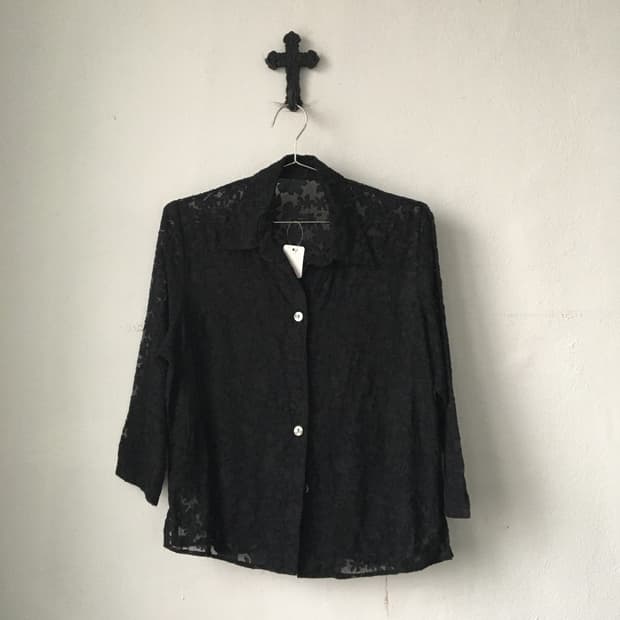 Pattern see through hshirt