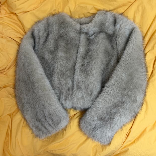 퍼자켓(모카그레이컬러)