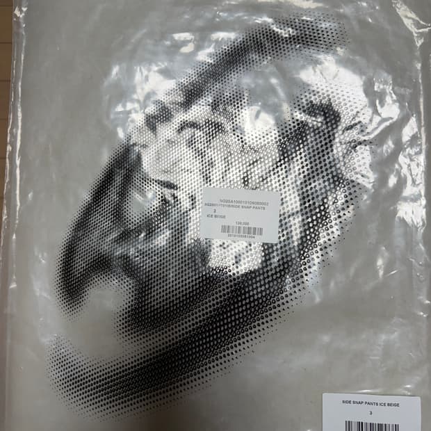 산삼기어 사이드 스냅 팬츠 아이스 베이지 3 새제품