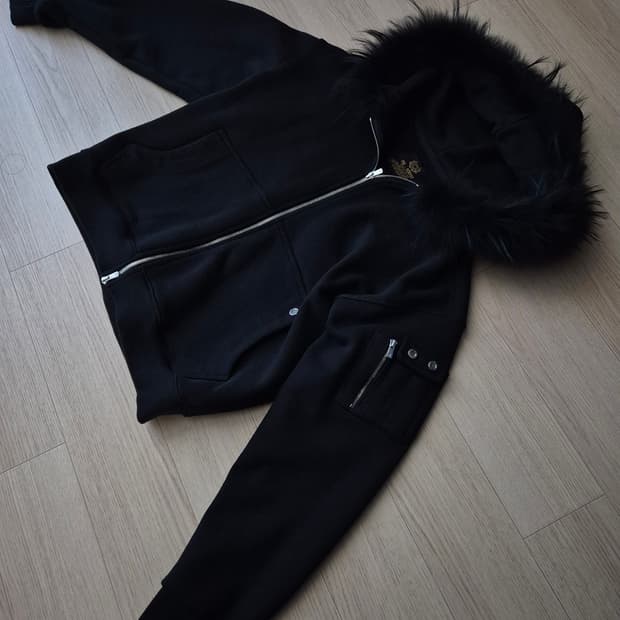 [초판] 포그서비스 N2B 라쿤 퍼 후드집업