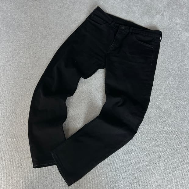 리바이스 흑청 데님팬츠 37