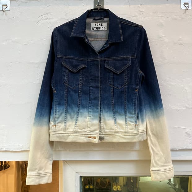 Acne Studios 옴브레 데님 트러커 자켓 34