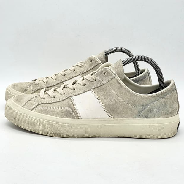 톰포드 스웨이드 캠브리지 스니커즈 마블 크림 (9)