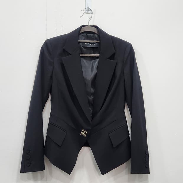 [85] 미샤 블랙 모100% 블레이저 자켓 여성 85사이즈