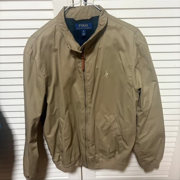 폴로 랄프로렌 봄버 점퍼 베이지 xs