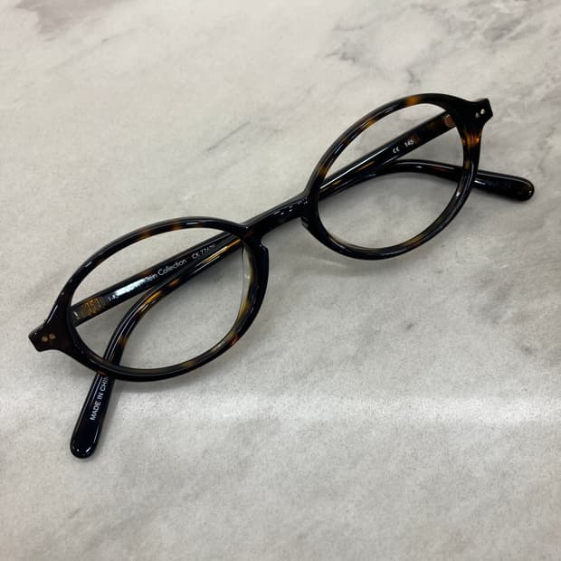 캘빈 클라인 CK 레오파드 오벌 뿔테 안경
