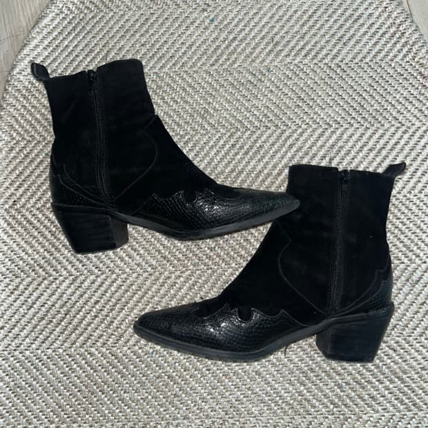 빈티지 웨스턴 숏부츠 230