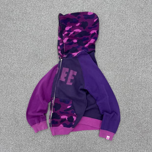 베이프 후드집업