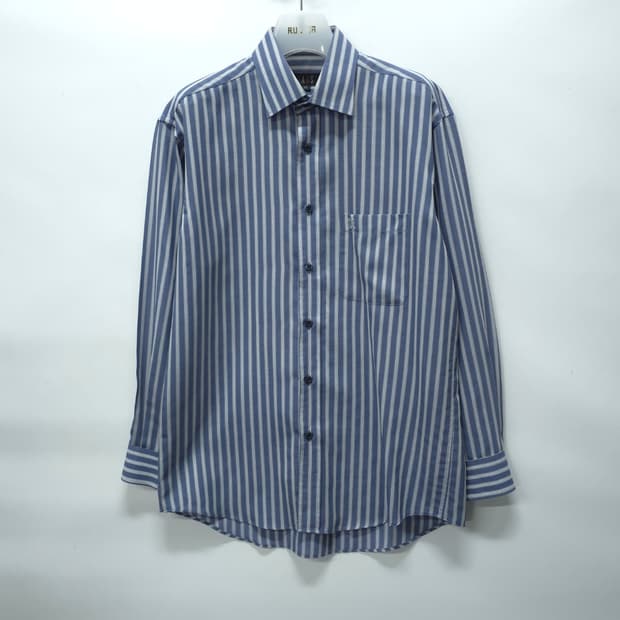 닥스 블루 스트라이프 남성 울실크 셔츠 (95~100)