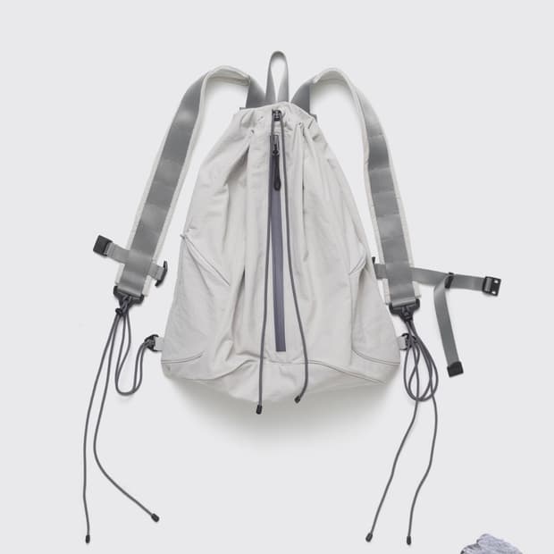 해칭룸 스트링 백팩 라이트 그레이