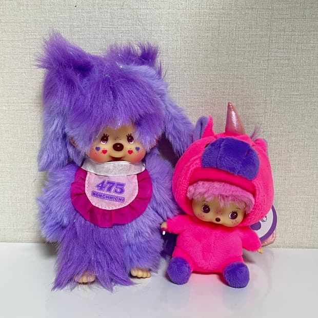 시나코 x 몬치치 베비치치 콜라보 키링 세트 