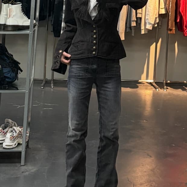 디젤 디테일 y2k 데님자켓 A3293