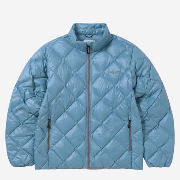 디스이즈네버댓 울트라라이트 다운 자켓 블루 m 경량패딩